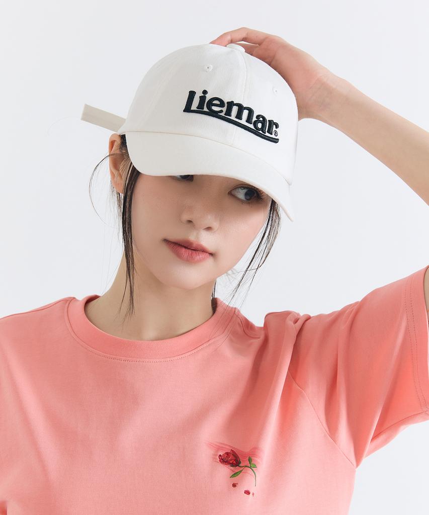 LIEMAR Embroidered Ball Cap Ivory