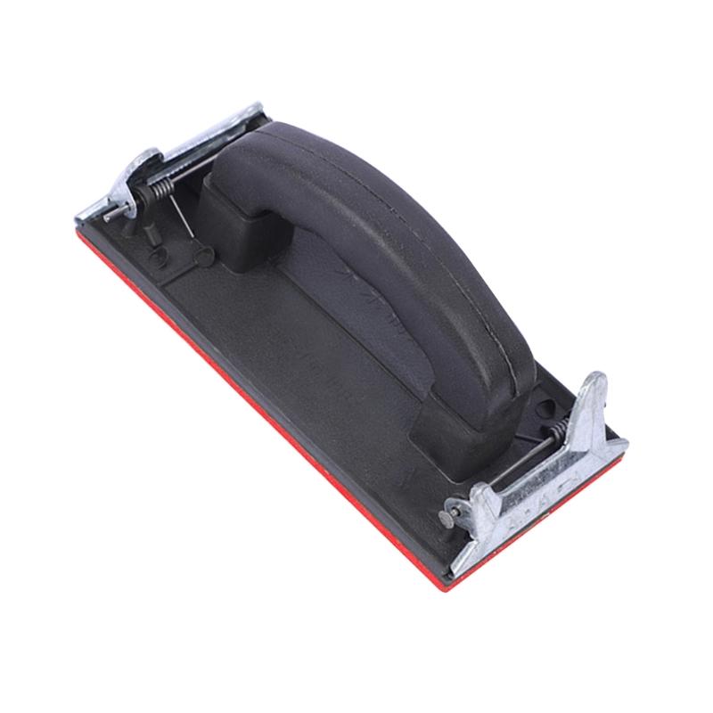 

Портативная ручная шлифовальная машина с ручкой, держатель для ручной шлифовальной бумаги, легкий ручной шлифовальный блок для полировки дерева, гипсокартона, металла