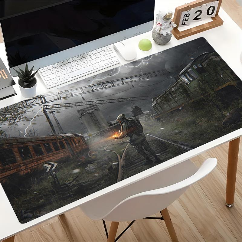 Large E-sports Gaming Mouse Pads XXL Gamer Extended Desk Mat PC Computer Keyboard Pad S-stalker 2 Mousepad Non Slip Desk Decor