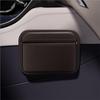 Driver'S Car Storage Bag, Small Car Side Pocket Organizer For Car Seats, Doors And Consoles, PU Leather (Black)