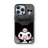 Kuromi Silver Phone Case for Apple iPhone 12 Pro Max, 13, 14, 15, 16, 17