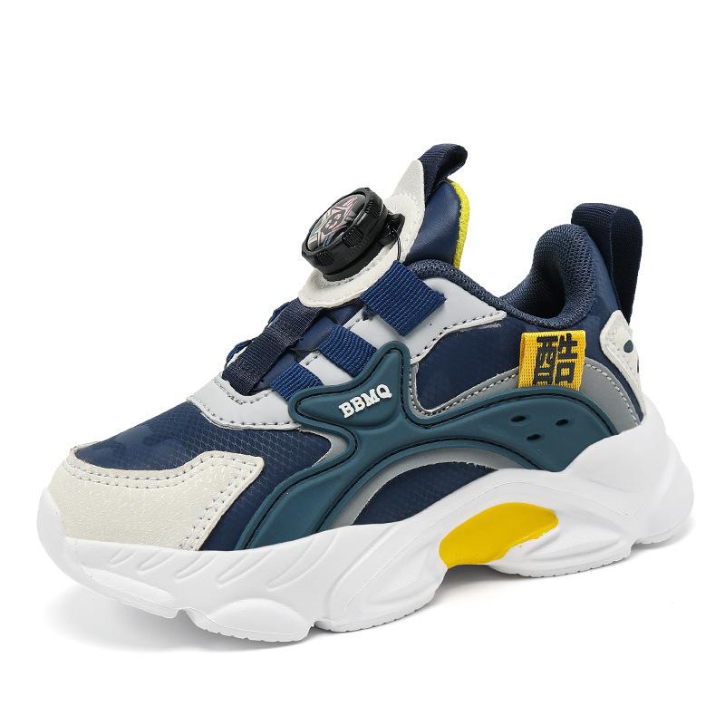 Children's Sports Shoes Women's 2025 Autumn and Winter Casual Shoes Boys' Shoes Medium and Older Children's Velvet Warm Leather Waterproof Children