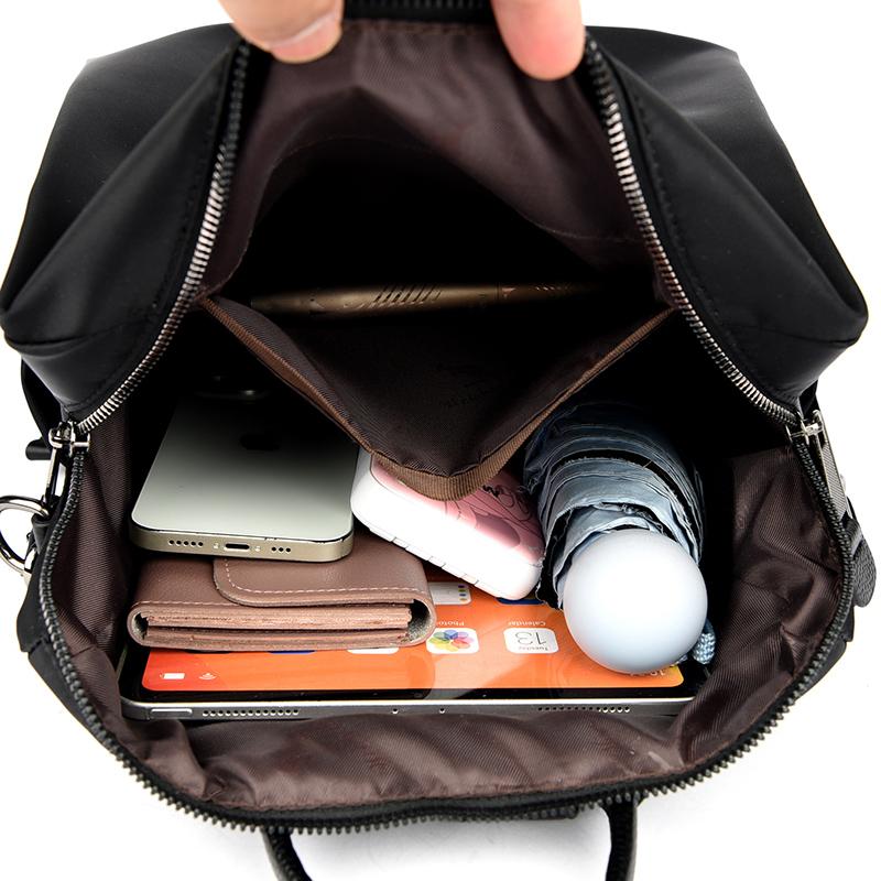 Nylon Women's Bag Outgoing Backpack Large Capacity Backpack