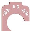 8Pcs Baby Closet Size Dividers Gift Clothing Rack Divider for Babies New Parents Newborns Your Little Baby Girls or Boy Room