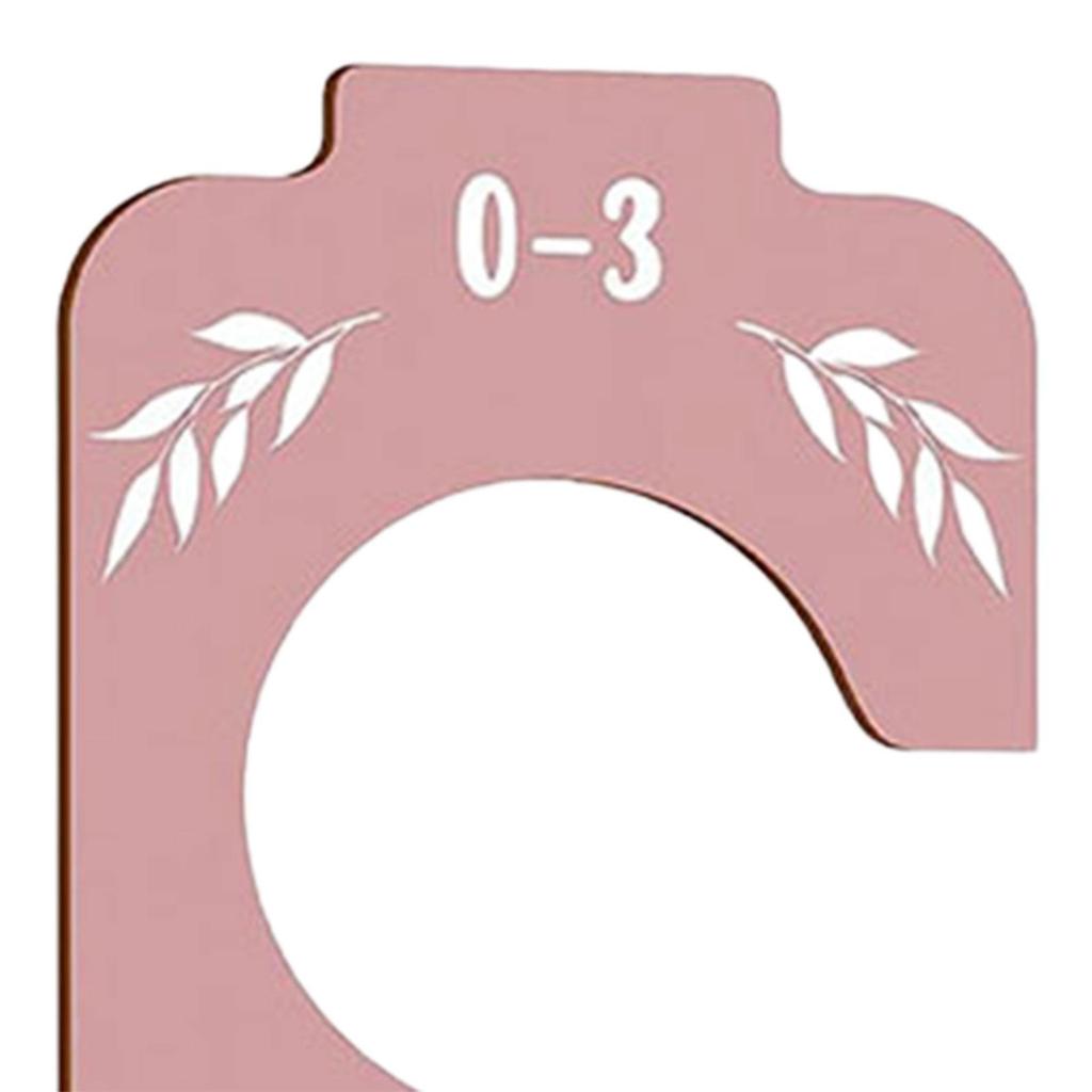 8Pcs Baby Closet Size Dividers Gift Clothing Rack Divider for Babies New Parents Newborns Your Little Baby Girls or Boy Room