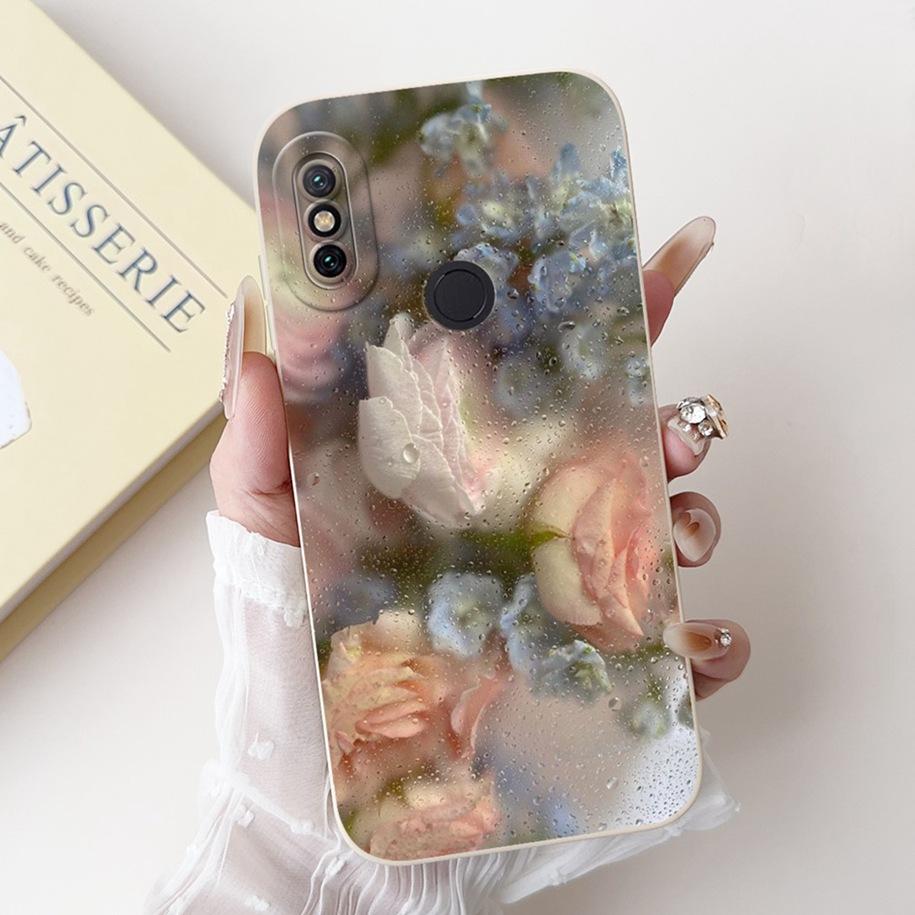 For Xiaomi Redmi Note 5 Case New Stylish Flower Tulip Camera Protection Soft Cover For Xiaomi Redmi Note 5 Pro 5.99" Phone Cases