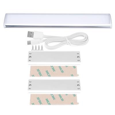 LED Cabinet Light Wireless Remote Closet Wardrobe Bookcase Dimming Lamp Accessory 24cmCold White