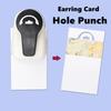 Earring Hole Puncher Earring Card Punch For Double Post Punch Craft Lever Punch Handmade Paper Punch Hole