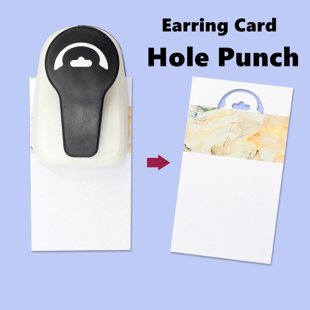 Earring Hole Puncher Earring Card Punch For Double Post Punch Craft Lever Punch Handmade Paper Punch Hole