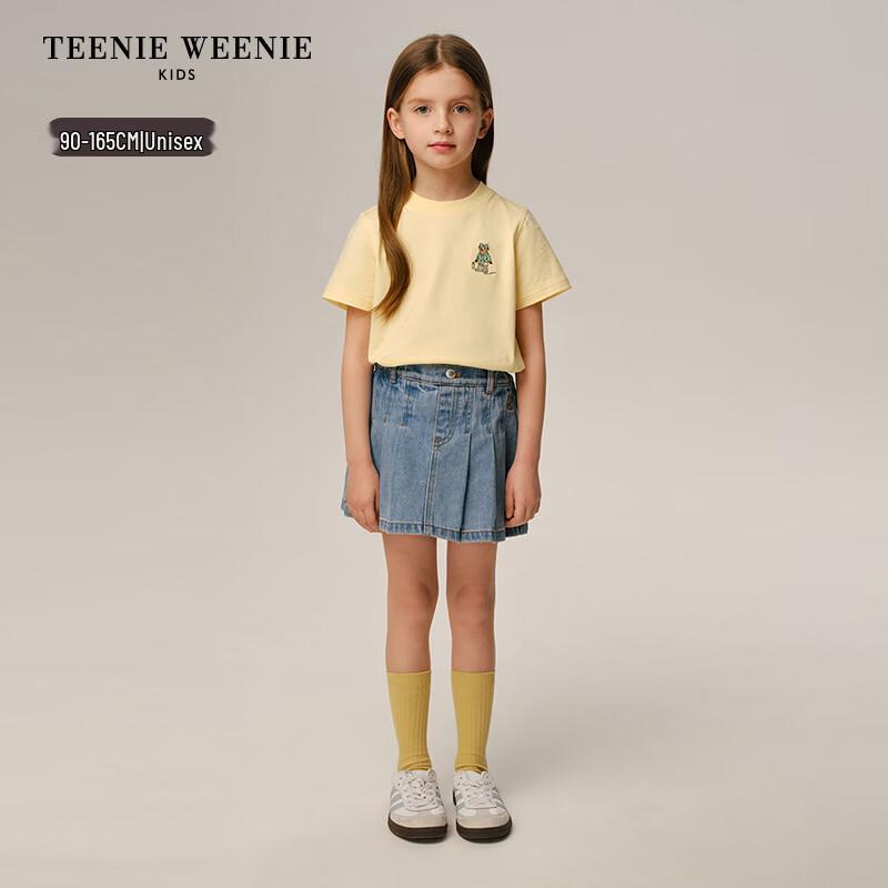Teenie Weenie Kids Bear Short Sleeve Cotton T-Shirt