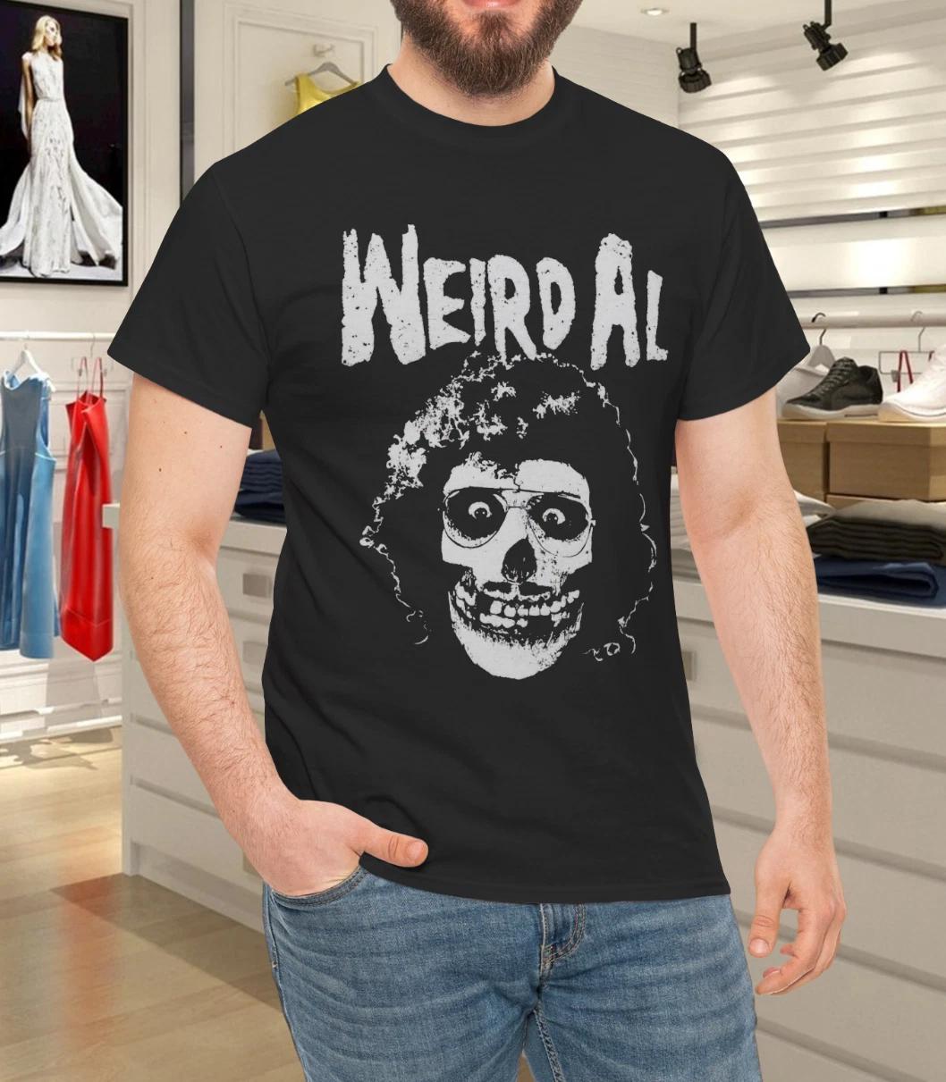 Weird Al Meets The Misfits Cotton Unisex T-Shirt 2XL