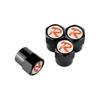 BPH1 New 4PCS Car Wheel Tire Valve Cap Cover for Volkswagen ABT R Line Polo Golf 5 6 7 Passat B5 B6 B7 Touran Bora Beetle Jetta xu2