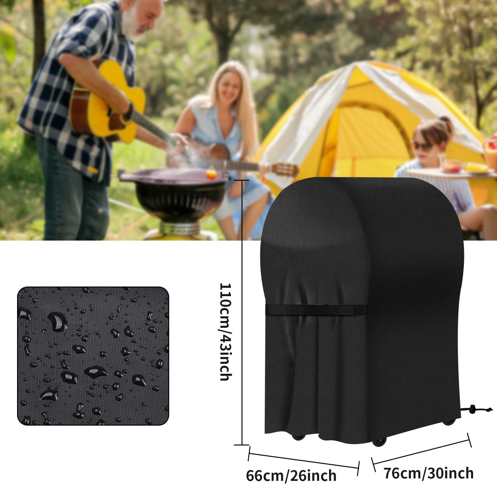 

Чехол для гриля 4 Style Large Grill Cover Ripproof Garden BBQ Gas Furniture Covers Anti UV Fade Устойчивый Регулируемый Чехол Черный 1pcs