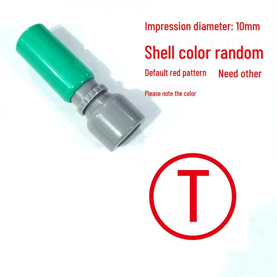 10mm Lichtempfindliches Stempelset: Vollständiges englisches Alphabet & Zahlen 0-9, Perfekt für Lehrer & Nummerierungsaufgaben, Kleine Größe