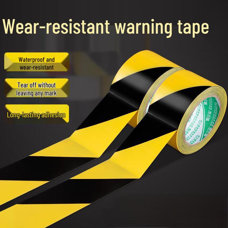 IRIR Yellow-Black Striped Cloth Warning Tape