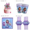 Gabby Dollhouse Theme Party Supplies For Adult Children Birthday With Balloon Decoration And Cups