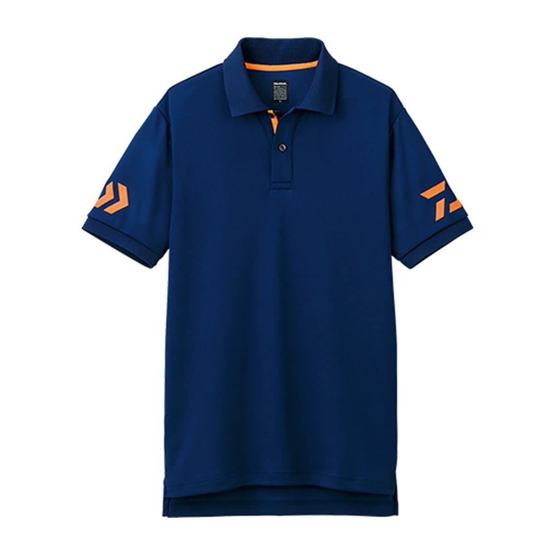 

Daiwa (DAIWA) Short Sleeve Polo Shirt, Navy x C Tomato, WL DE-7906