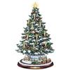 Christmas Tree Rotating Sculpture Train Decoration Window Stickers Christmas Decorations Winter Home Furnishings