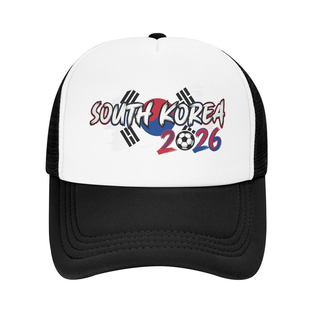 South Korea Football Match 2026 Mesh Baseball Caps Adult Sun Caps Canada Mexico Usa Dad Hat Adjustable Summer Trucker Cap