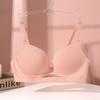Smooth Seamless Small Chest Gather Underwear For Women Comfortable Upper Support Anti Shock Closed Bra Hollow Bra