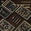 Spazzolino Henke Nero Oro Testa Grande con Setole Morbide - Set Regalo in Scatola