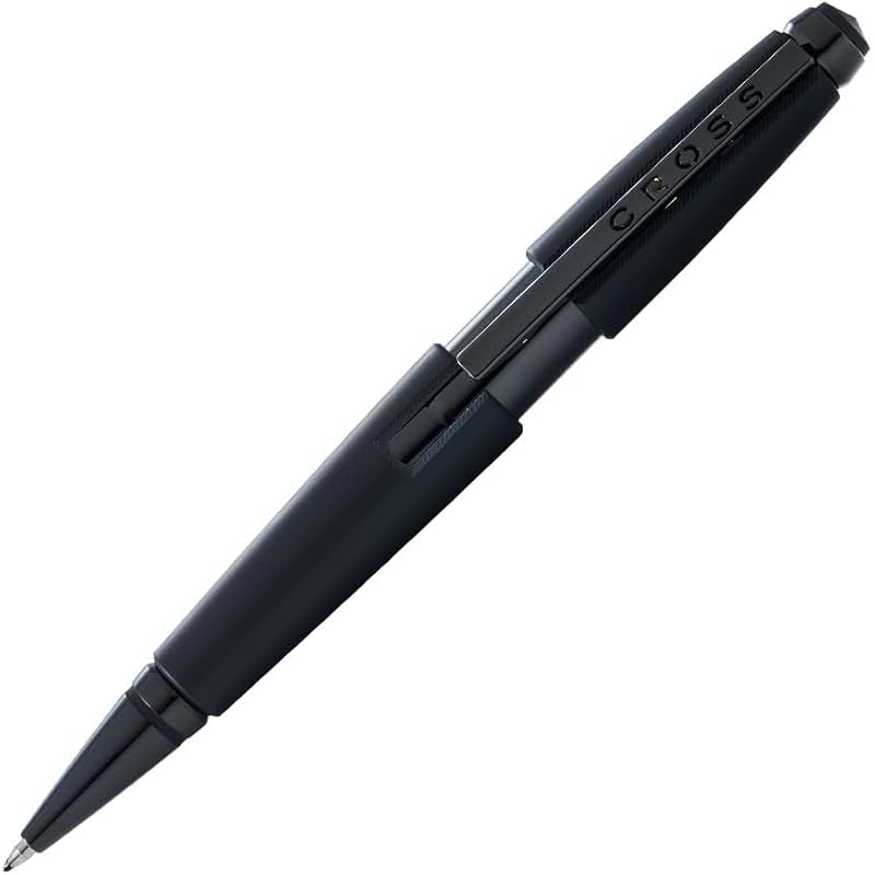Cross Edge Refillable Rollerball Pen Presented In a Premium Gift Box - Medium Point, Black Ink, Matte Black