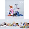 Zootopia Pvc Collectible Figures With Articulated Joints For Toy Enthusiasts