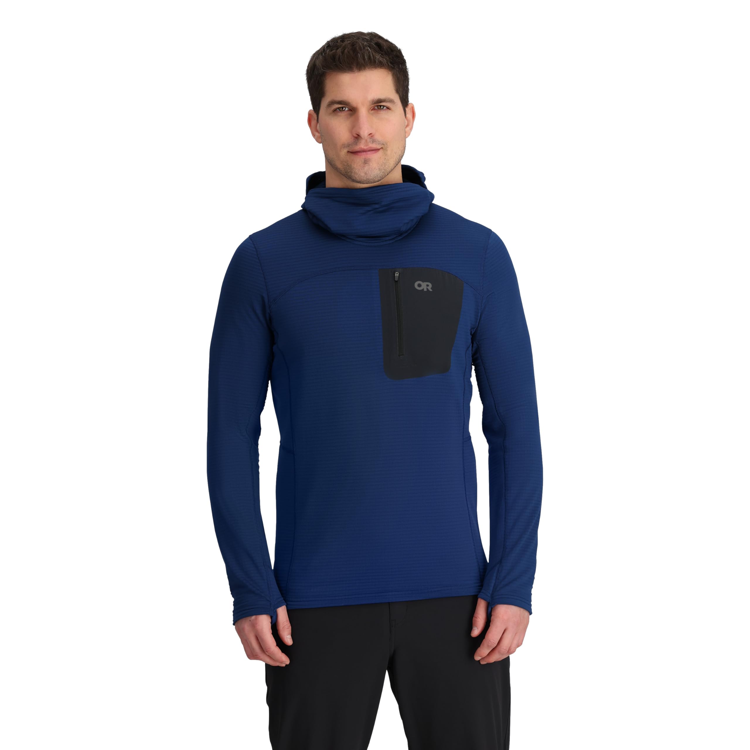 

Outdoor Research Vigor Grid Fleece Pullover Size S Men s Hoodie, Cenote, (19845913)