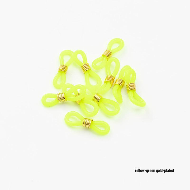 Lanț colorat din silicon pentru ochelari - Anti-alunecare, Anti-pierdere, Accesoriu pentru mască și ochelari cu cataramă de conectare