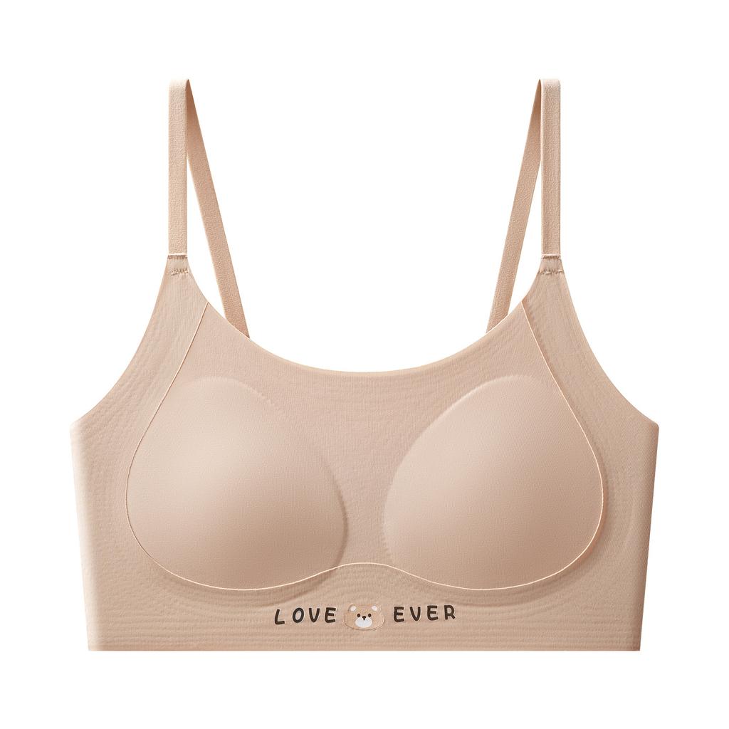 Summer Development Period Clothes Girl Student Beautiful Back Sports Shock-proof Inner Vest Junior High School Student Bra Styling Underwear 