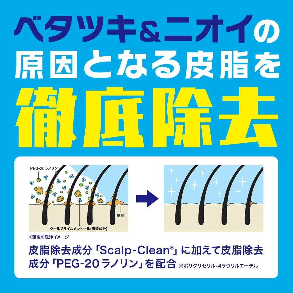 SUNSTAR TONIC Shampoo and Refreshing Scalp Care Formula Herb Rinse-in Refill, 900mL, Silicone-Free [Citrus Scent]