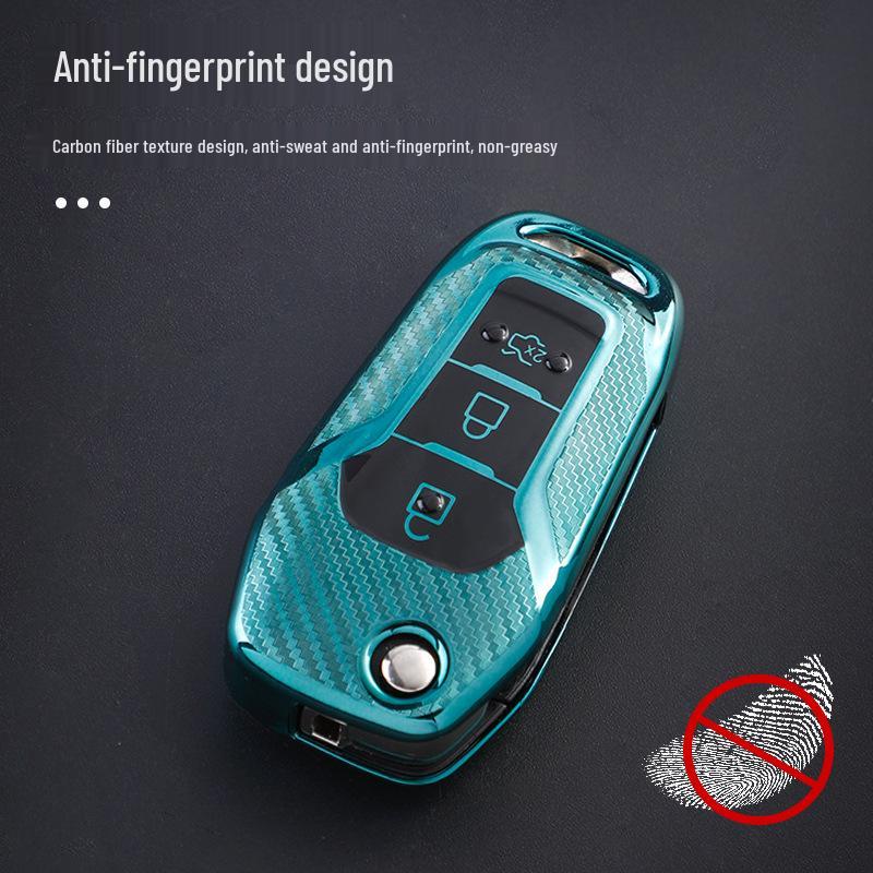 Overseas Ford Ranger, Mondeo, F150 Key Shell - Carbon Fiber