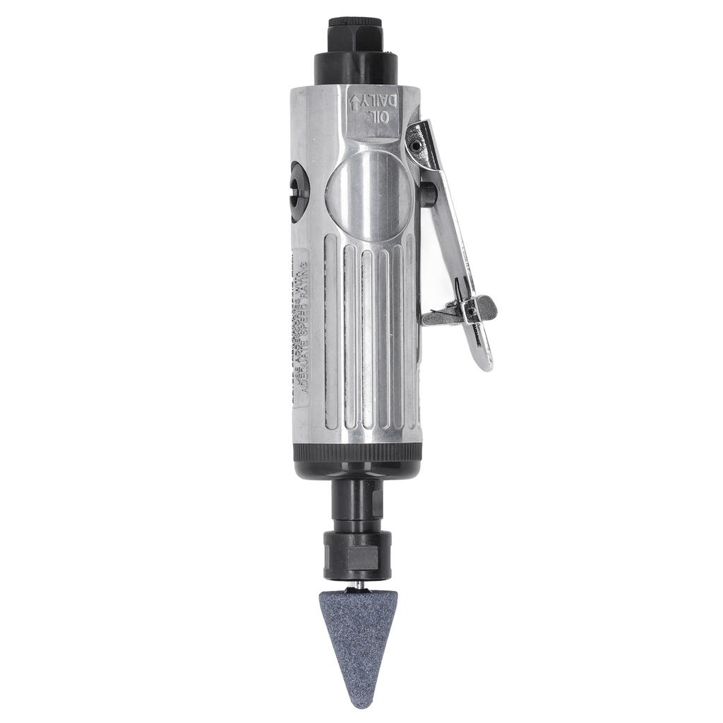 1/4in Air Die Grinder Kit Portable Pneumatic Polishing Grinding Machine Straight Handle 22000RPM