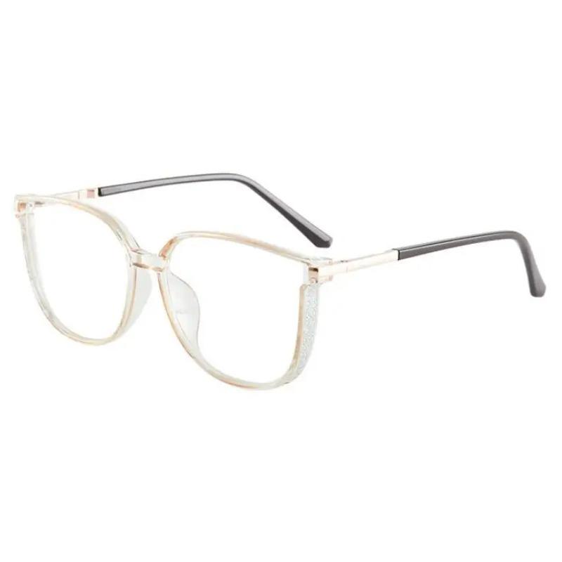 TR90 Vintage Oversized Cat Eye Myopia Glasses Trendy Eyeglasses Frame Women Clear Lens Vision Correction Glasses -1 -2 -3 Oculos