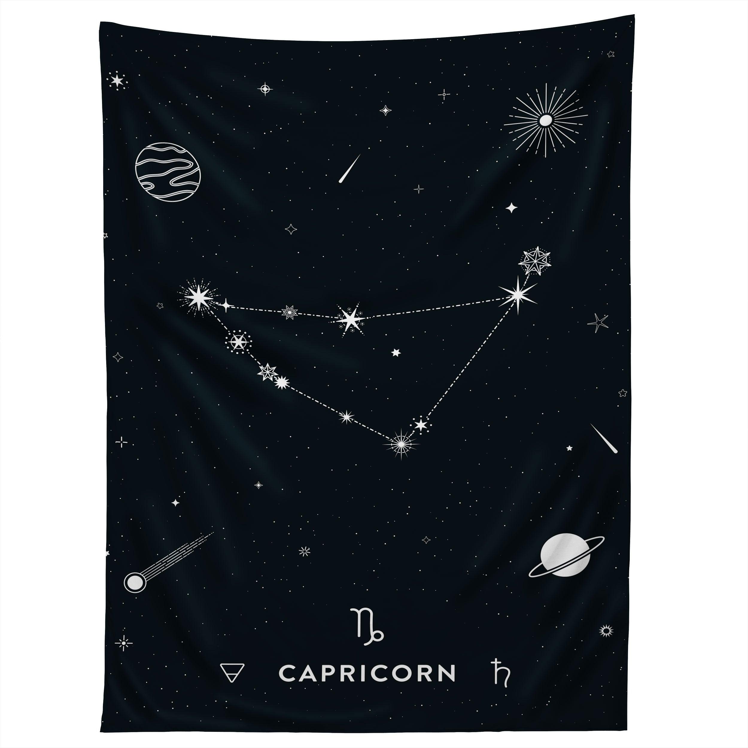 CAPRICORN STAR CONSTELLATION tapestry 75x100