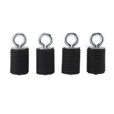 4PCS ATV Lock Ride Tie Down Anchors 1.45in Rubber Stainless Steel UTV Anchor Replacement for