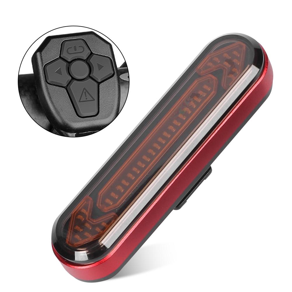 BK600 Mountain Bike USB Charging LED Wireless Remote Safe Warning Turn Tail Light Bicycle Cycling