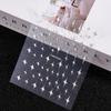 9Pcs/Set 3D Colourful Star Nail Art Sticker Geometry Star Sticker Diy Transfer Decal Designs Nail Accessories