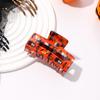 New Women Print Flower Hair Claw Crab Print Hairpin Plastic Hair Clip Clamps Large Size Hair Accessories Girl Halloween