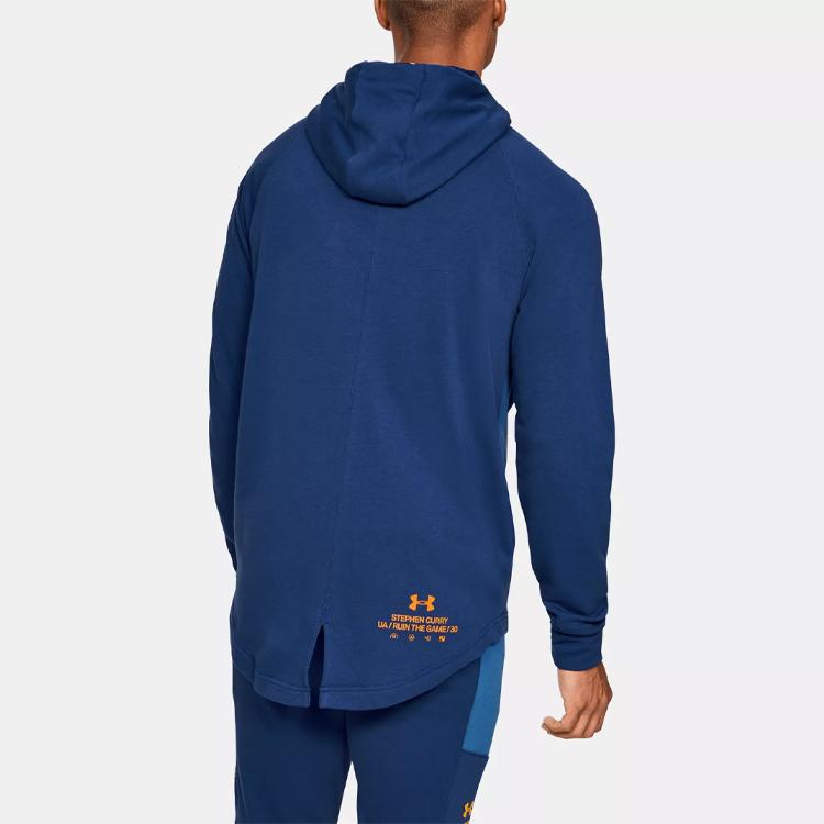 Under Armour SC30 Warm Up Casual Sports Color Block Hoodie Jacket Men jackets White 1351317-100