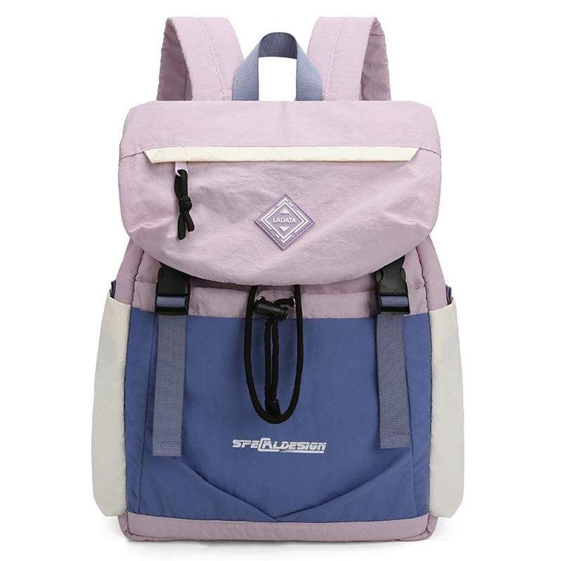 Schoolbag Fog Field Green Function Splicing Bundle Backpack College Student Couple Outdoor Sports Adventure Refreshing Backpack