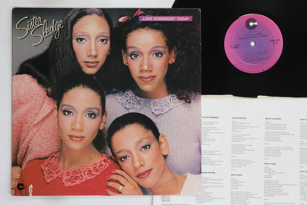 LP Record SISTER SLEDGE - Love Somebody Today SD16012 COTILLION 1980 US Soul/Funk Used