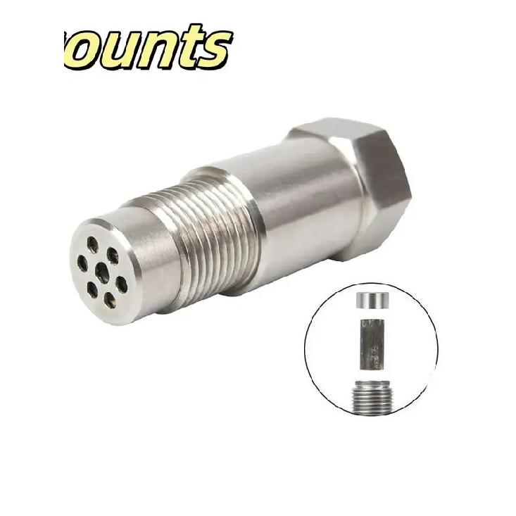 Oxygen Sensor Spacer Adapter, Auto O2 Sensor Connector Adapter, Stainless Steel Automotive