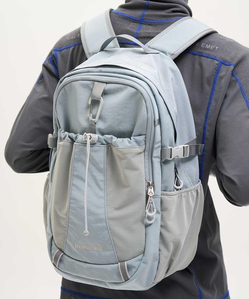 Neikidnis Carabiner Mesh Backpack Light Blue