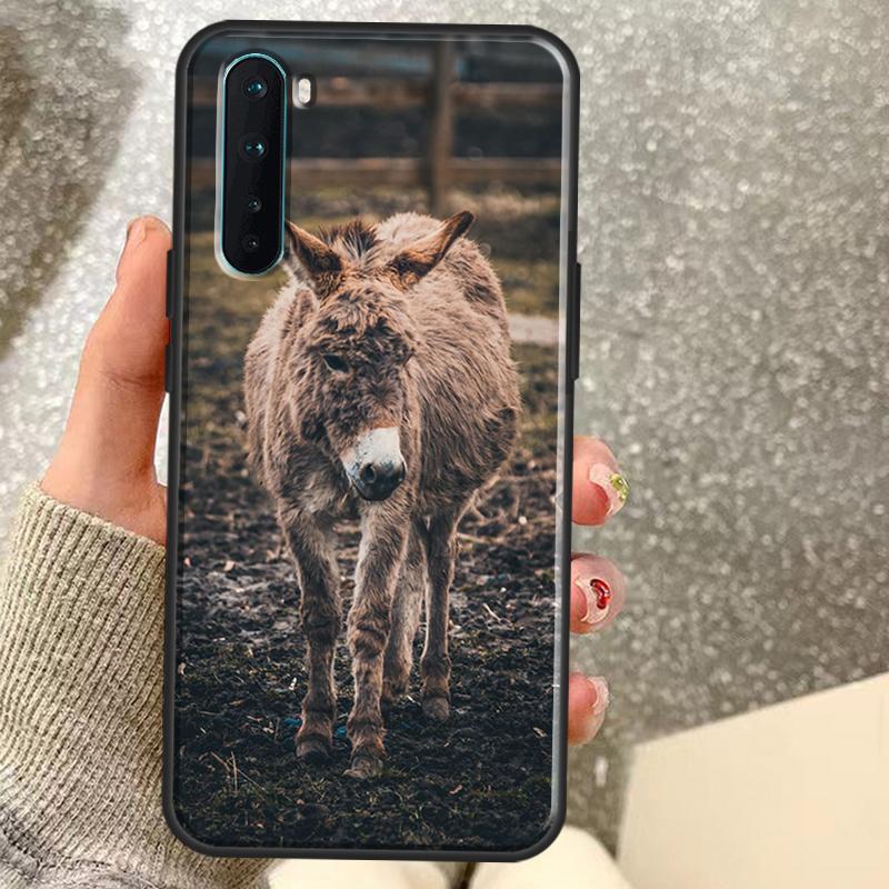 

Cute Alpaca Donkey Case For OnePlus 15R 13R 13T 12R 10T 15 13 12 11 10 9 Pro Nord 5 CE 4 3 2 Lite N20 N30 Coque OnePlus Nord 4