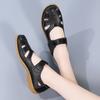 35-41Damen Sommer Übergröße Modische Lochschuhe Lässige Damenschuhe Flache Schuhe Sandalen