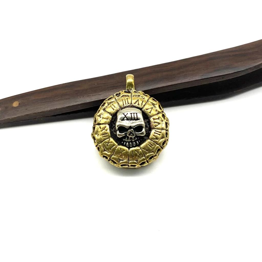 Brass Skull Key Caps For House, Car, Motorcycle Keys Fashion Accessories