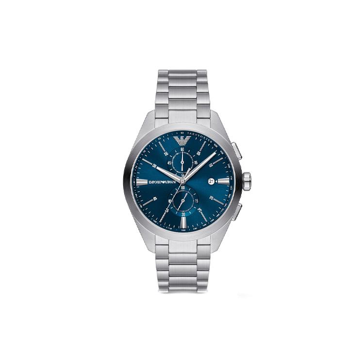 EMPORIO ARMANI Chronograph Stainless Steel Watch AR11541 Blue Regular Watch Box