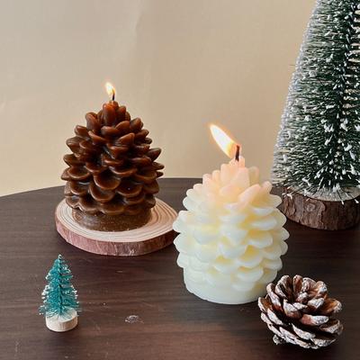 Weihnachtsduftkerzen, Geschenkwachs, realistische Kerze in Baumform für Zuhause, süße Aromatherapie-Kerzen für Weihnachtsfeiern