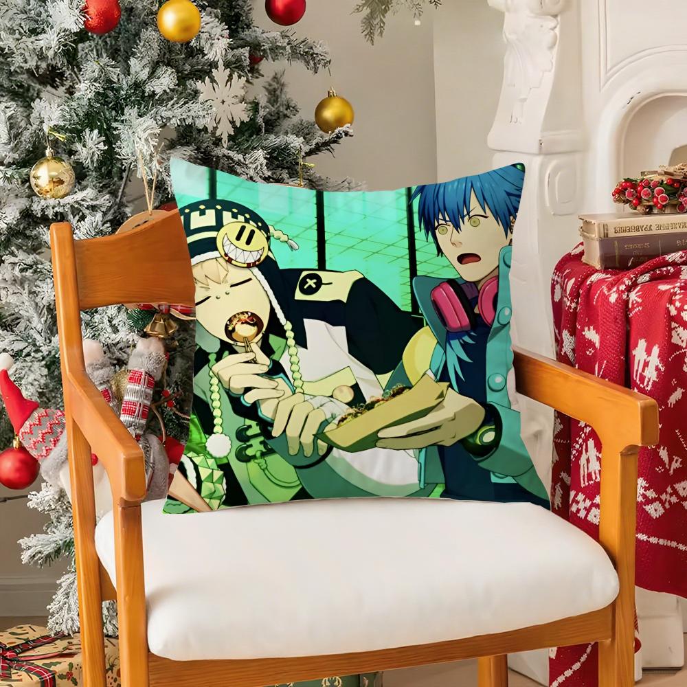 Аниме D-DRAMAtical Murder Наволочка Шелковистая Элегантный Комфорт Диван-Кровать Невидимая Молния 30cmx30cm